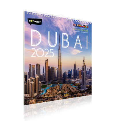 Dubai Multi Language Calendar 2025