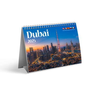 Dubai Desk Calendar 2025