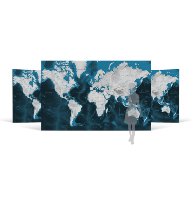 World Wall Map Deluxe Edition