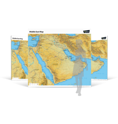 Middle East Wall Map