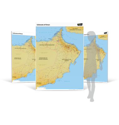 Oman Wall Map