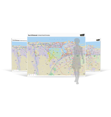 Ras Al Khaimah Wall Map