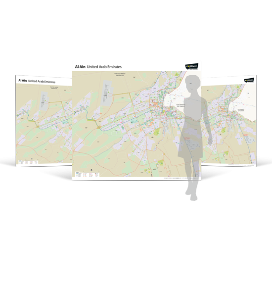 Al Ain Wall Map
