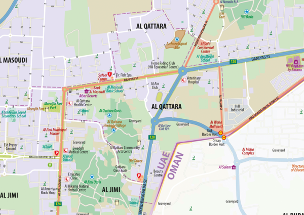 Al Ain Wall Map