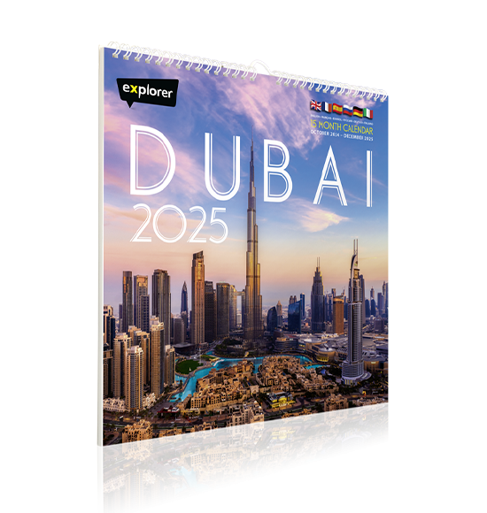 Dubai Multi Language Calendar 2025