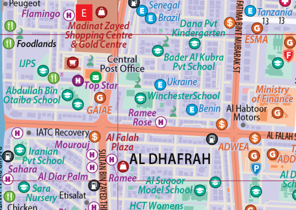 Abu Dhabi Mini Map