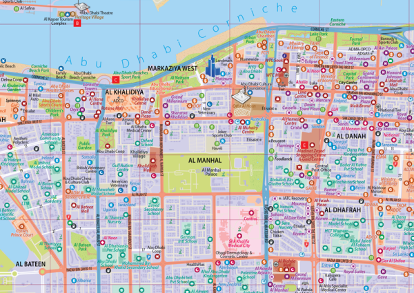 Abu Dhabi Mini Map