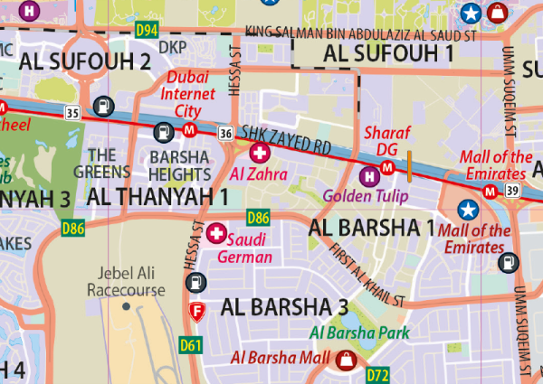 Dubai Mini Map