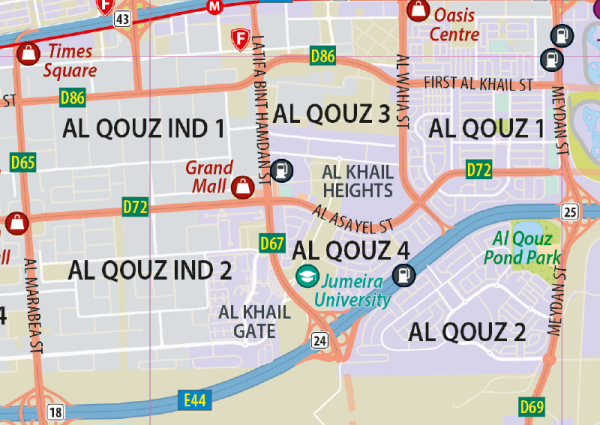Dubai Mini Map