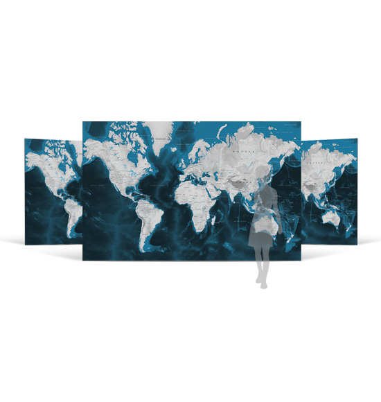 World Wall Map Deluxe Edition