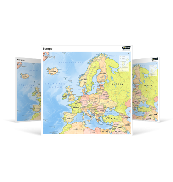 Europe Wall Map 