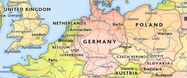 Europe Wall Map 