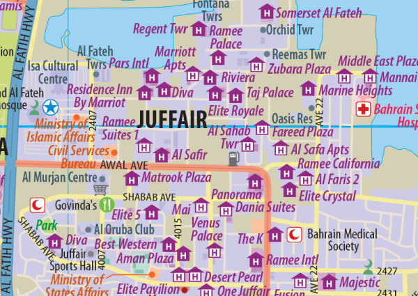 Bahrain Map