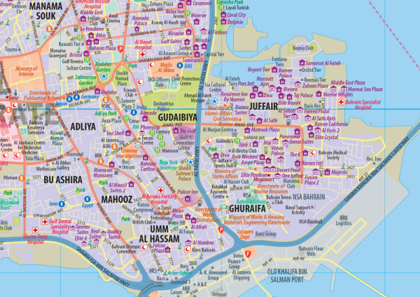 Bahrain Map