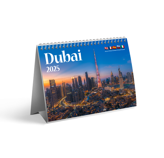 Dubai Desk Calendar 2025