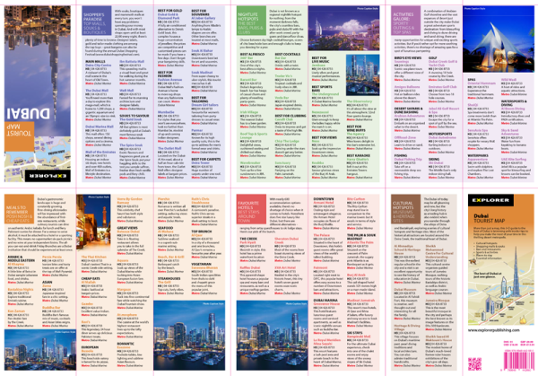 Dubai Tourist Map