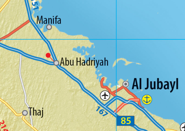 Middle East Wall Map