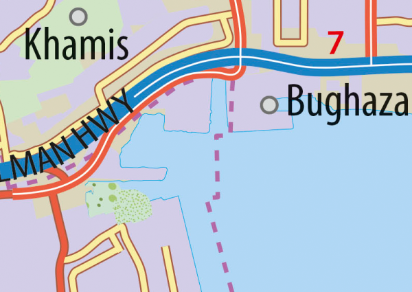 Bahrain Wall Map