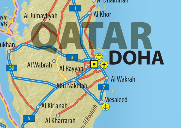 GCC Wall Map