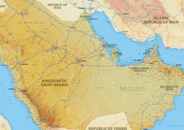 GCC Wall Map