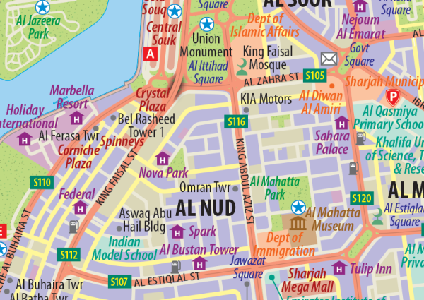 Sharjah Mini Map