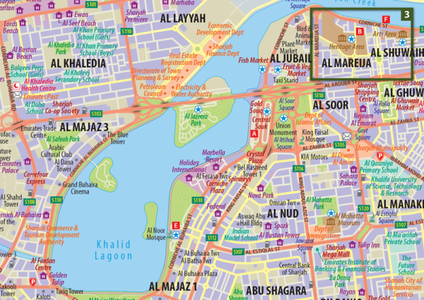 Sharjah Mini Map