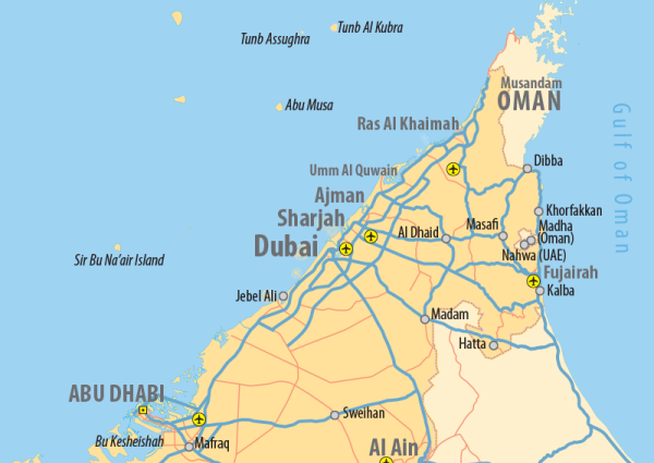 Sharjah Mini Map