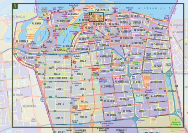 Sharjah Mini Map