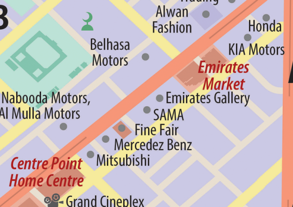 Fujairah Wall Map