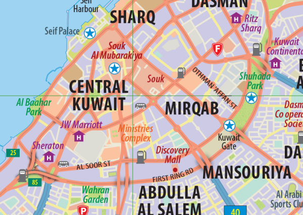 Kuwait City Mini Map