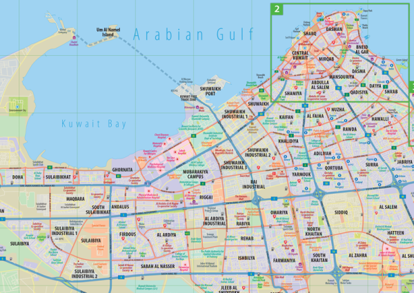 Kuwait City Mini Map
