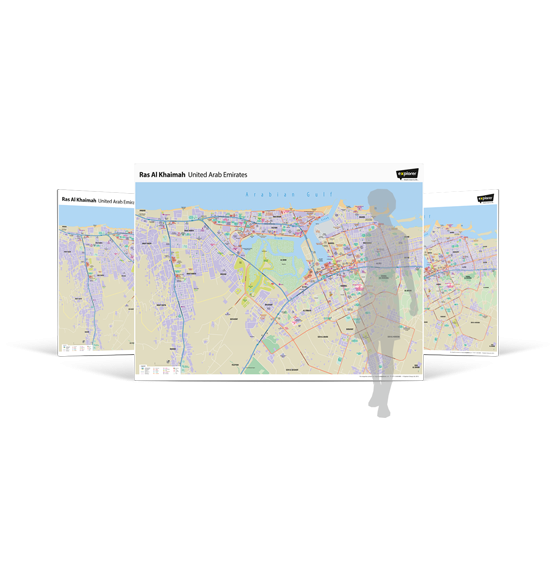 Ras Al Khaimah Wall Map