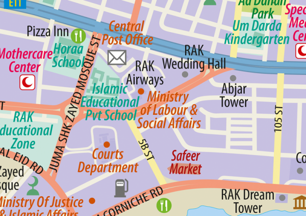 Ras Al Khaimah Wall Map